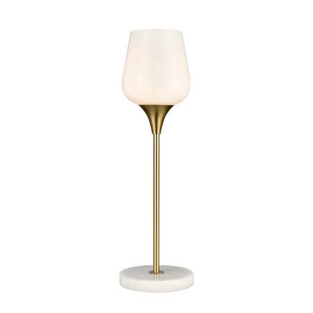 ELK HOME Finch Lane 20'' High 1-Light Table Lamp - Satin Gold H0019-9510